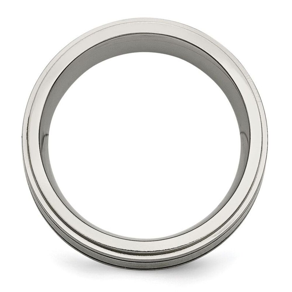 Kazi Luxury Chisel Titanium Brushed Polished & En… - image 2